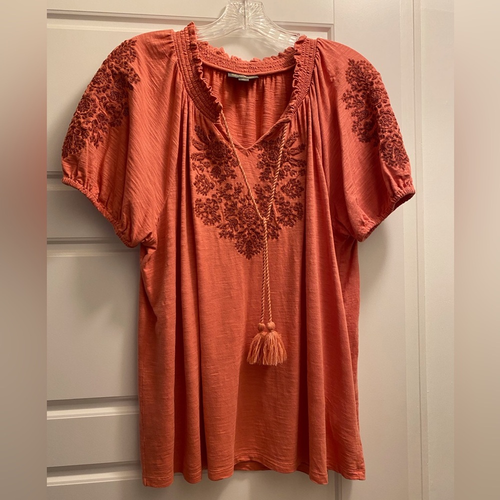 Style & Co Boho style shirt, size L